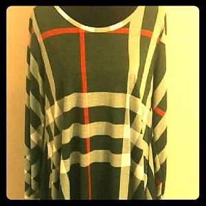 NWT Plus Kloe Plaid A-line tunic/midi dress